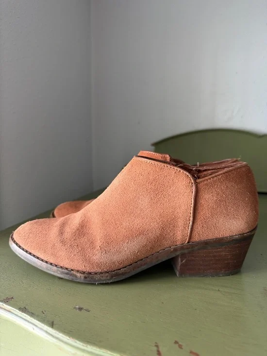 Lucky Brand Suede Ankle Booties - Picture 4 of 8